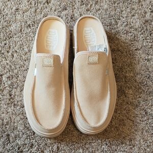 Hey Dude Light Tan Casual Slip-Ons